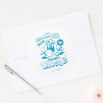 Tasty Retro TAZ™ Classic Round Sticker