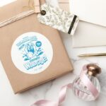 Tasty Retro TAZ™ Classic Round Sticker