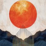 Terracotta Dawn Poster