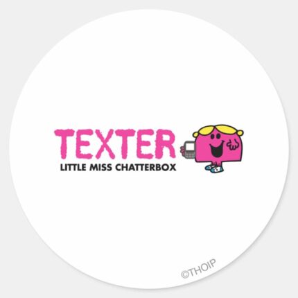 Texter Classic Round Sticker