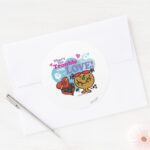 Thats The Trouble With Love Classic Round Sticker