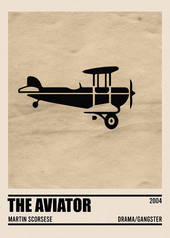 The Aviator Minimalist Poster