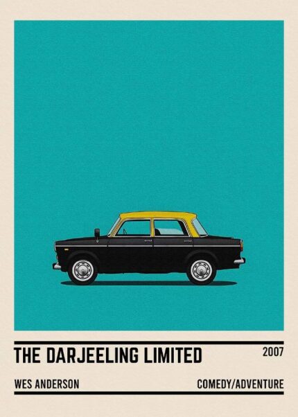 The Darjeeling Limited Car Poster