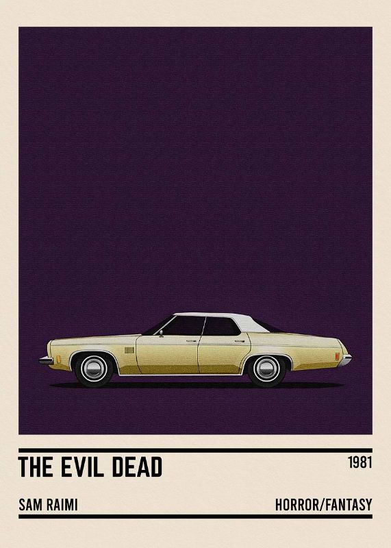 The Evil Dead Car Movie Poster