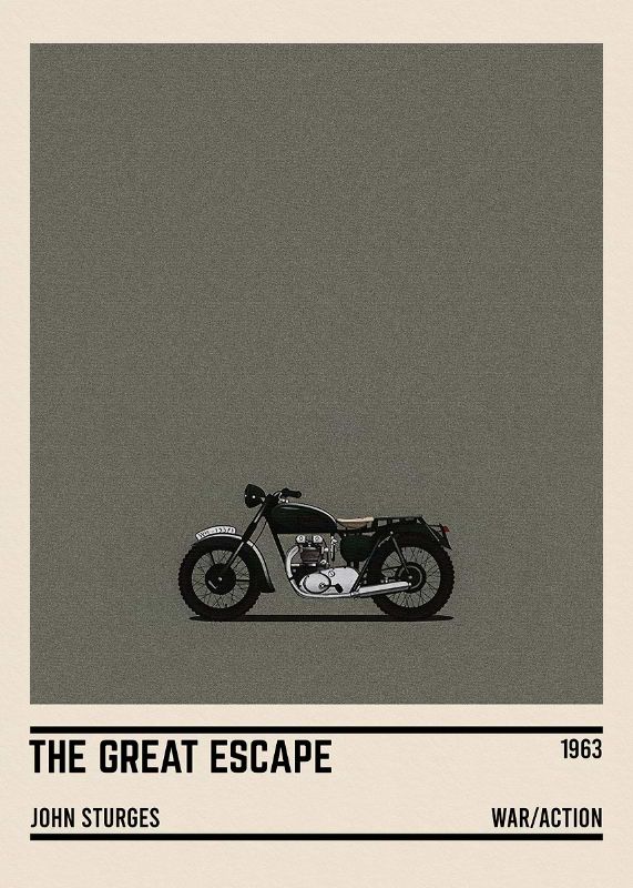 The Great Escape Motor Poster
