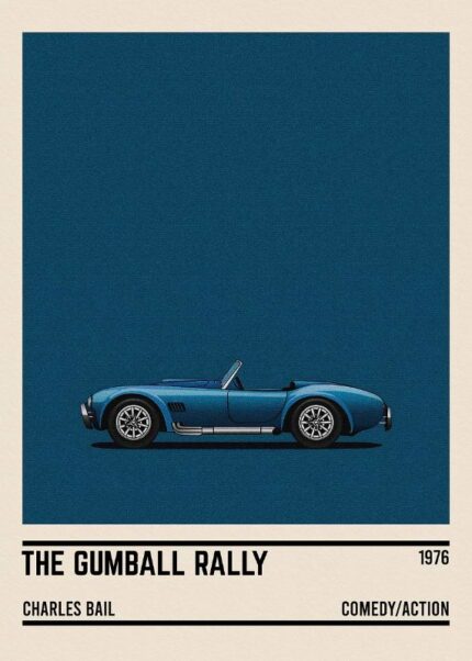 The Gumball Rally Car Poster