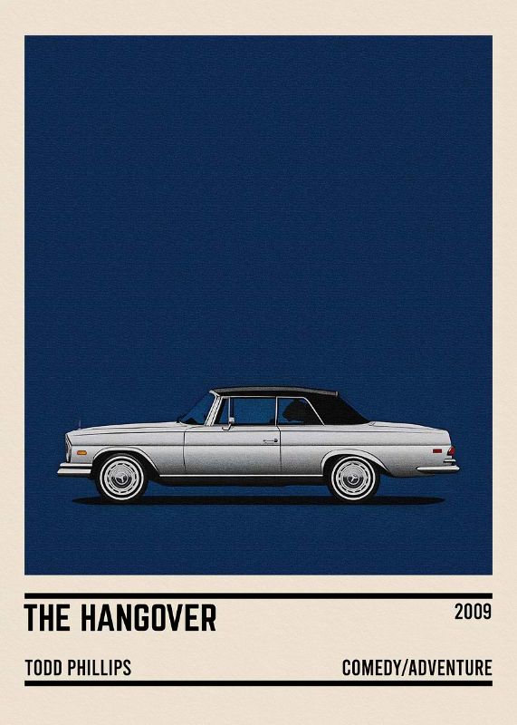 The Hangover Movie Car Poster
