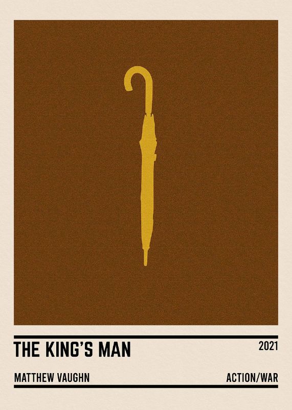 The Kings Man Minimalist Poster
