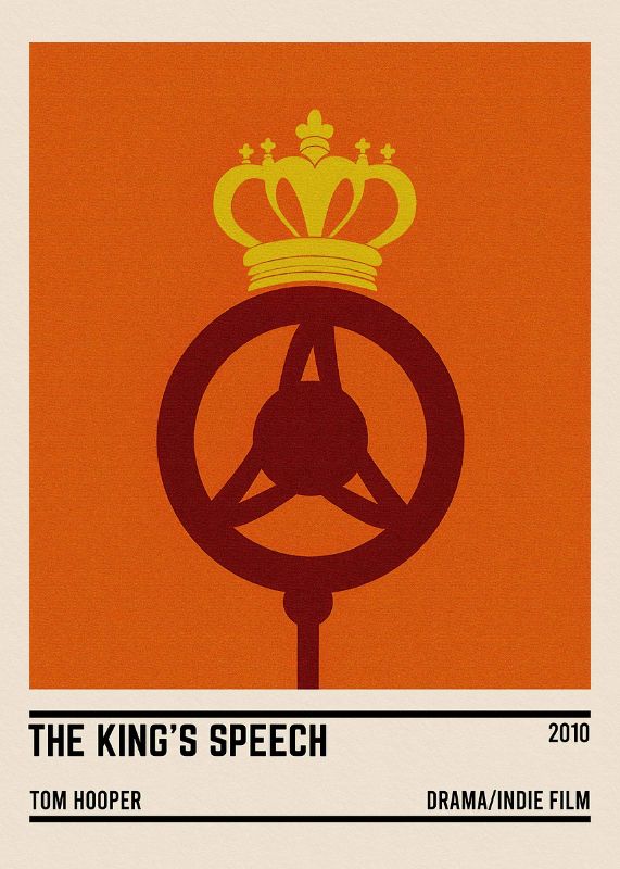 The Kings Speech Minimal Poster