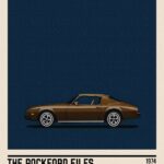 The Rockford Files Car Poster