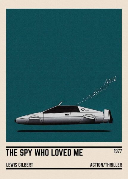 The Spy Who Loved Me Car Poster