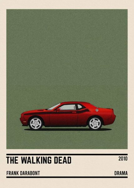 The Walking Dead Car Poster