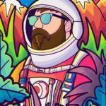 The Astronaut Dude Poster