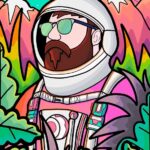 The Astronaut Dude Poster