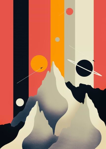 The Grey Space Peaks Poster