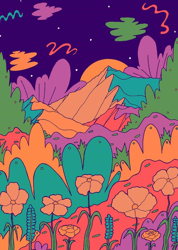 The Lands Of Spring Spring Vibes Poster