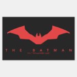 The Batman Bat Logo Rectangular Sticker