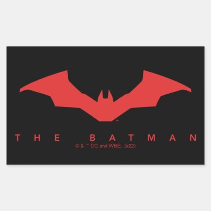 The Batman Bat Logo Rectangular Sticker