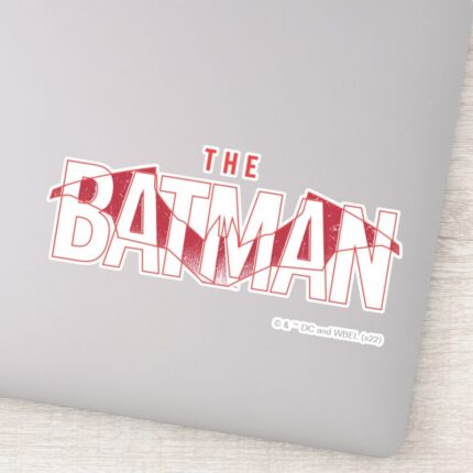 The Batman Bat Overlaid Logo Sticker