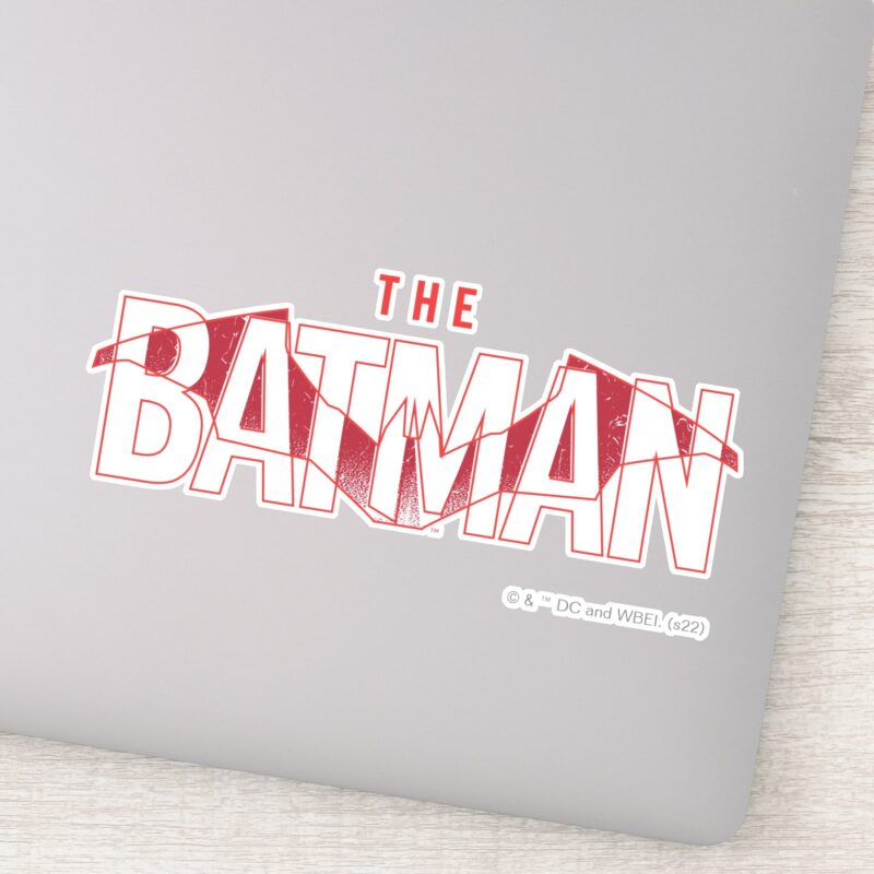 The Batman Bat Overlaid Logo Sticker The Batman Bat Overlaid Logo Sticker