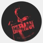 The Batman Cape Logo Classic Round Sticker