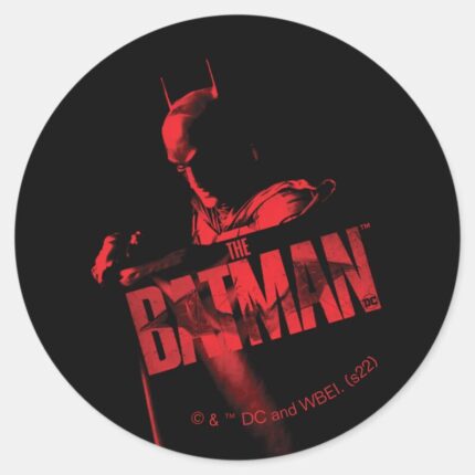 The Batman Cape Logo Classic Round Sticker