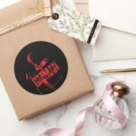 The Batman Cape Logo Classic Round Sticker