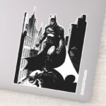 The Batman Comic Book Illustration Sticker