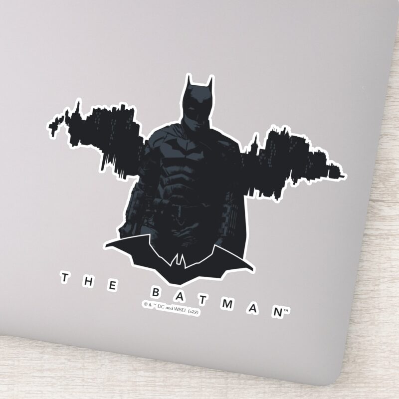 The Batman Gotham Silhouette Sticker The Batman Gotham Silhouette Sticker