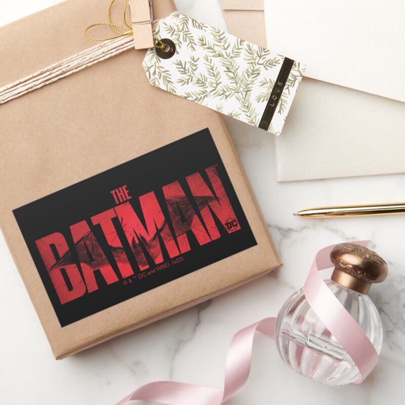 The Batman Theatrical Logo Rectangular Sticker The Batman Theatrical Logo Rectangular Sticker