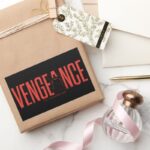 The Batman Vengeance Silhouette Rectangular Sticker