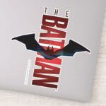 The Batman Vertical Logo Sticker