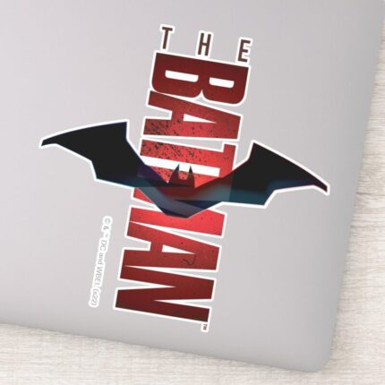 The Batman Vertical Logo Sticker