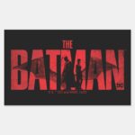 The Batman Catwoman Logo Rectangular Sticker