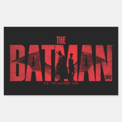The Batman Catwoman Logo Rectangular Sticker