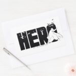 The Batman Hero Graphic Rectangular Sticker
