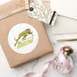 The Cheetah Classic Round Sticker