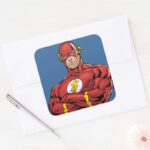 The Flash Arms Crossed Square Sticker