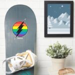 The Flash Rainbow Logo Sticker