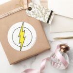 The Flash Lightning Bolt Classic Round Sticker