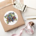 The Joker Explosion Classic Round Sticker