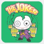 The Joker Mini Square Sticker