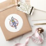 The Joker Cackles Classic Round Sticker