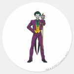 The Joker Classic Stance Classic Round Sticker