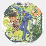 The Joker Collage Classic Round Sticker