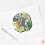 The Joker Collage Classic Round Sticker