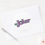 The Joker Logo Classic Round Sticker