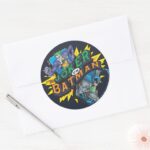 The Joker Vs Batman Classic Round Sticker