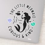 The Little Mermaid Outline Curious Kind Sticker