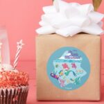 The Little Mermaid Friends Classic Round Sticker